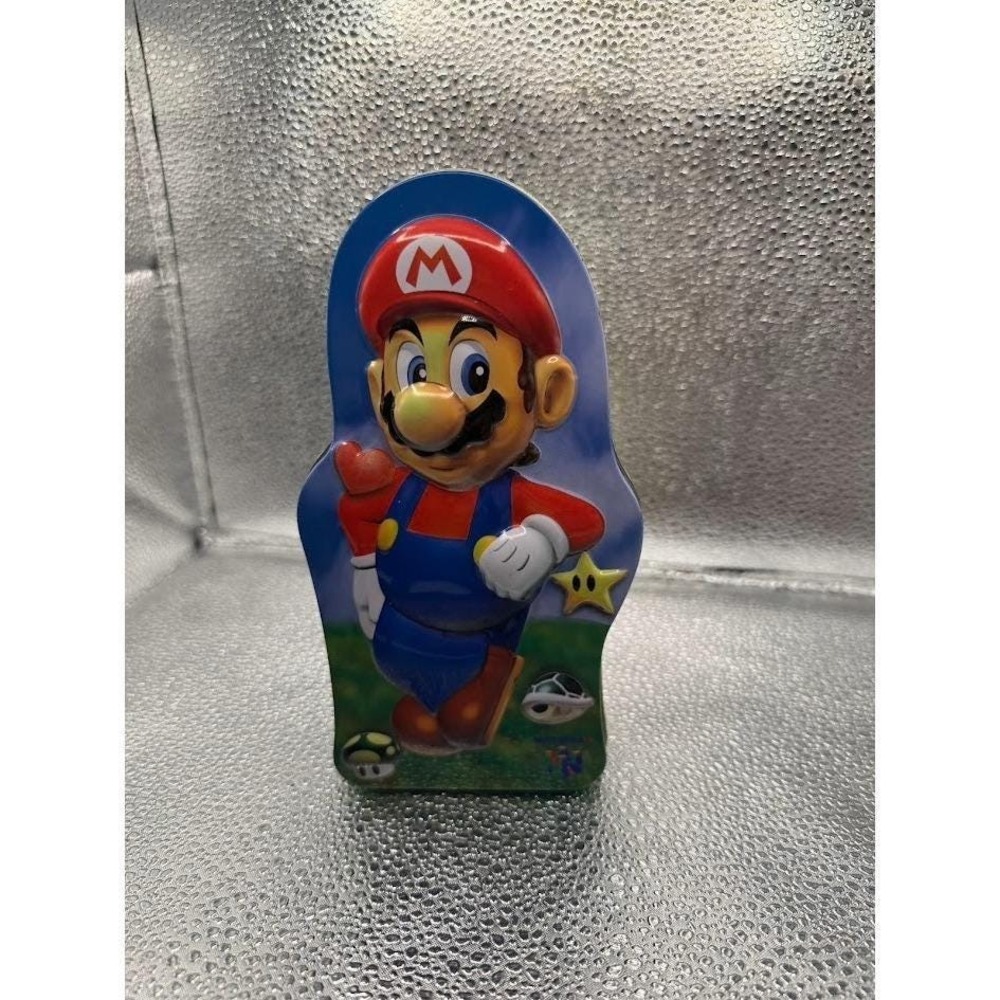 Nintendo Mario 64 Tin Box Container Vintage Collectible